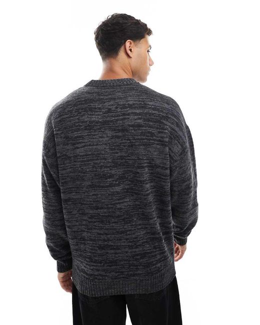 Jack & Jones Blue Oversize Fluffy Jumper for men