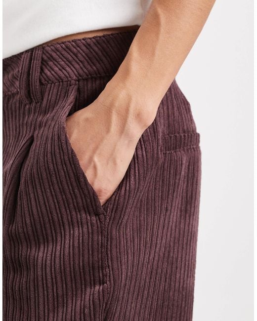 ASOS Purple Slim Leg Trousers