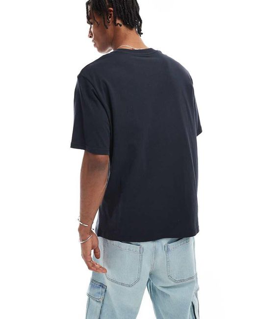 Jack & Jones Blue T-shirt With Front Logo for men