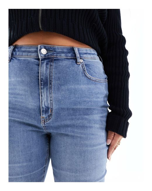 ASOS Blue Asos Design Curve Ultimate Skinny Jean