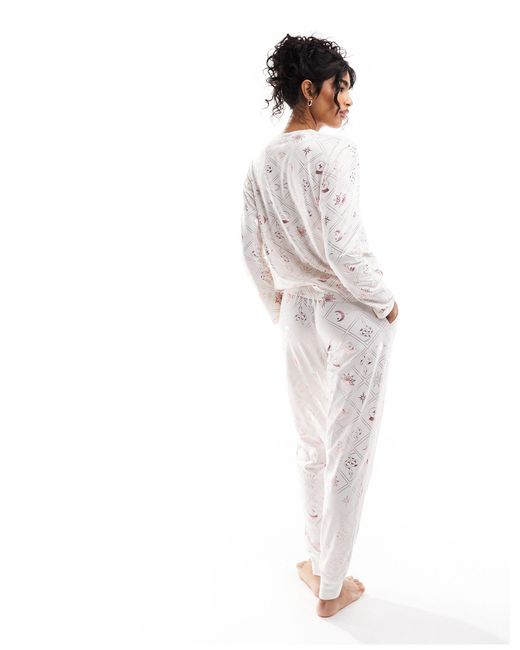 Chelsea Peers White – langer pyjama