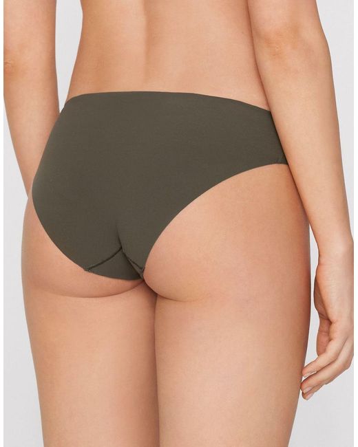 Tezenis Gray Laser-Cut Microfibre Knickers