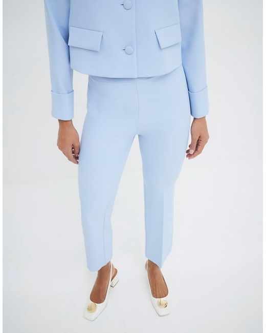 River Island Blue Crop Flare
