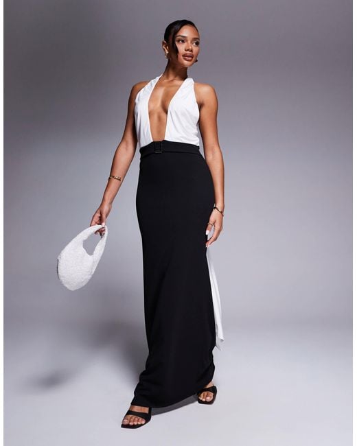 ASOS Blue – maxikleid