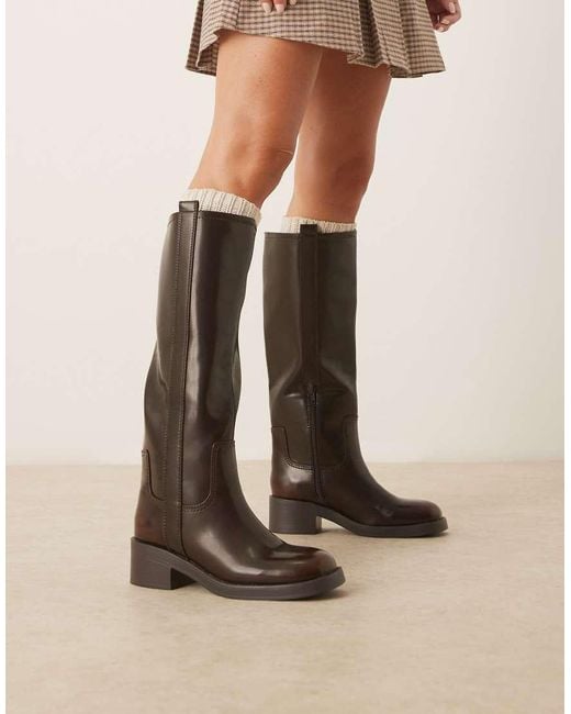 ASOS Natural Conan Pull-on Chunky Boots