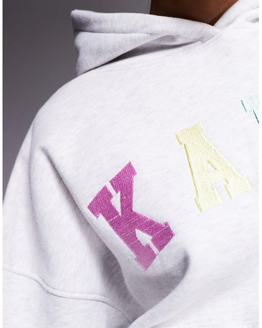 Kaiia White – oversize-kapuzenpullover