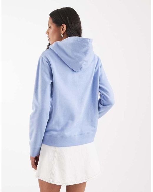 Gant Blue Collegiate Logo Hoodie