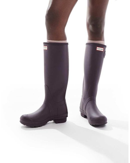 Hunter Blue Original Tall Wellington Boots