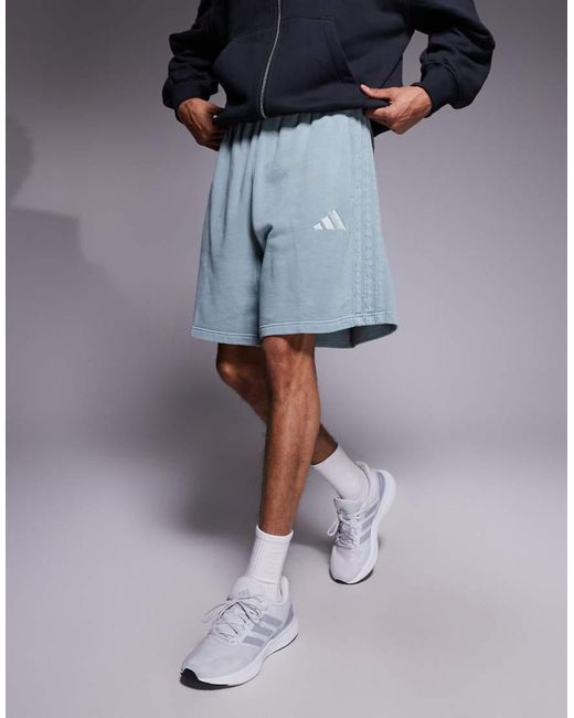 Adidas Originals Blue Adidas Sportswear Shorts for men