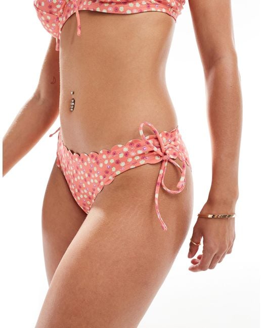 Peek & Beau Pink Fuller Bust Bikini Bottom