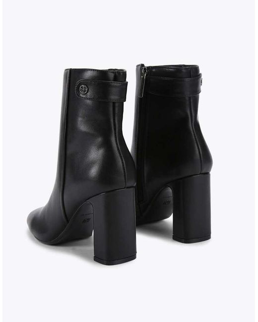 KG by Kurt Geiger Black Trix Mid Ankle Boots