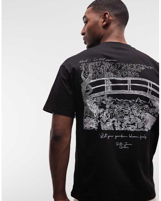 Sixth June Black Monet Gallery T-shirt for men
