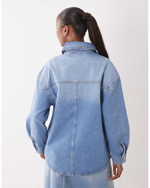 ASOS Blue Over Sized Denim Shirt