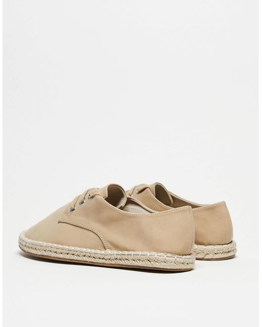 ASOS – geschnürte espadrilles in Brown für Herren