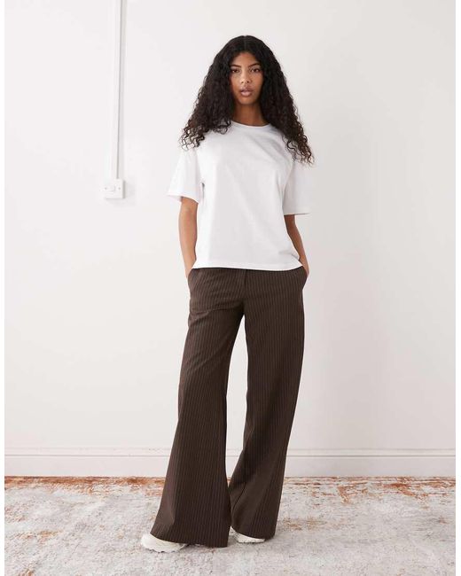 Monki White Oversized Boxy T-shirt