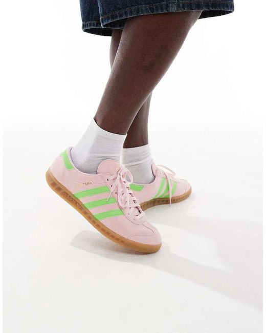 Adidas Originals White Hamburg Trainers for men