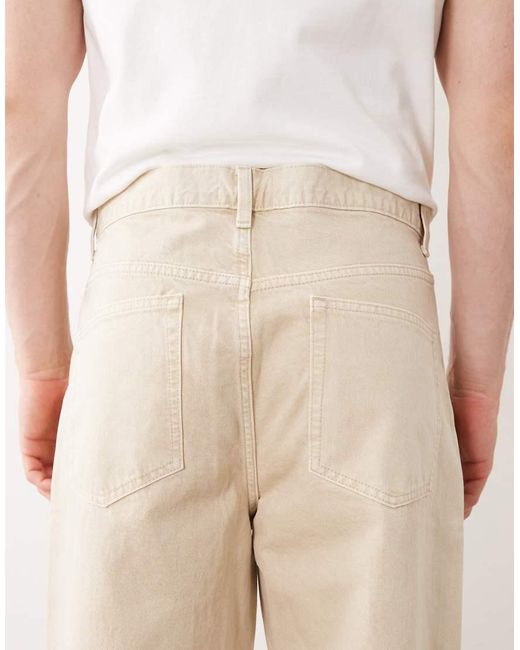 ASOS Natural baggy Jeans for men