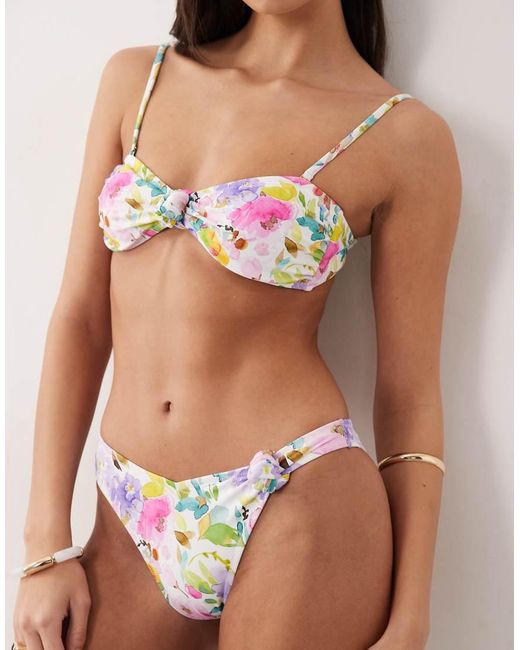 Candypants Brown Knot High Leg Bikini Bottom