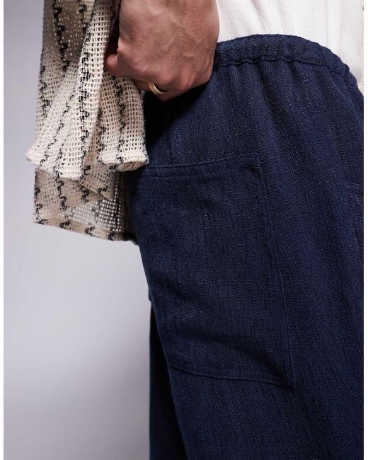 ASOS – weite hose in Blue für Herren