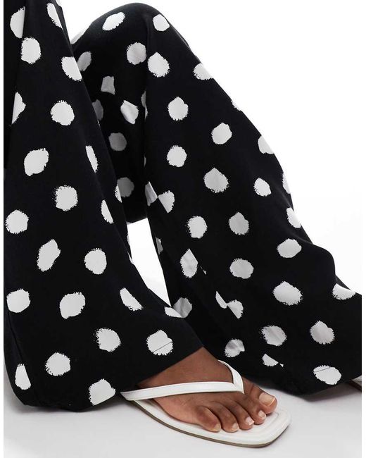 ASOS Black Pull On Trousers