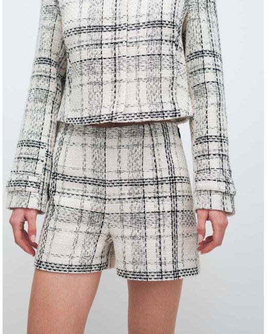 ASOS White Tailored Micro Shorts