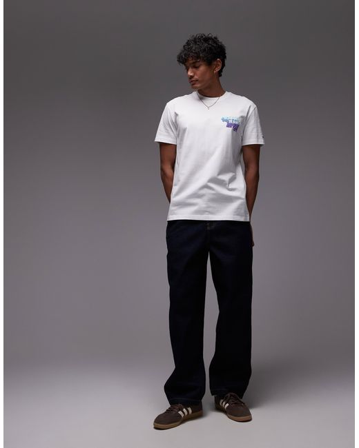 Tommy Hilfiger Multicolor Stack Back Print T-shirt for men