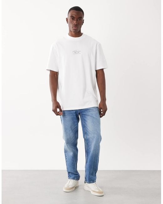 Threadbare White Back Print T-shirt for men
