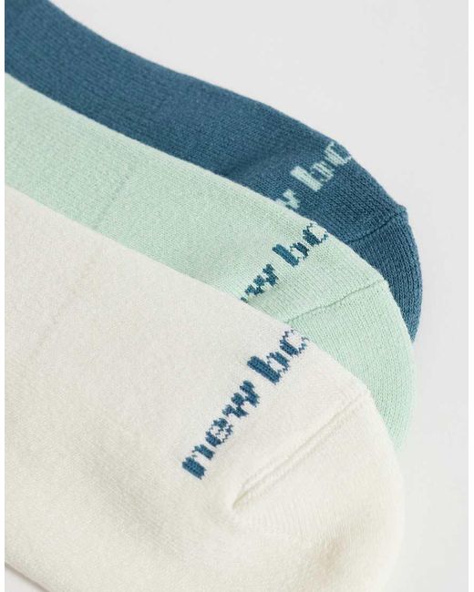 New Balance Blue Everyday Seasonal Crew Sock 3 Pack
