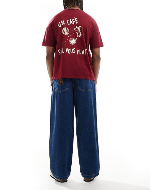 Superdry Cult – baggy-jeans im stil der 90er in Blue für Herren