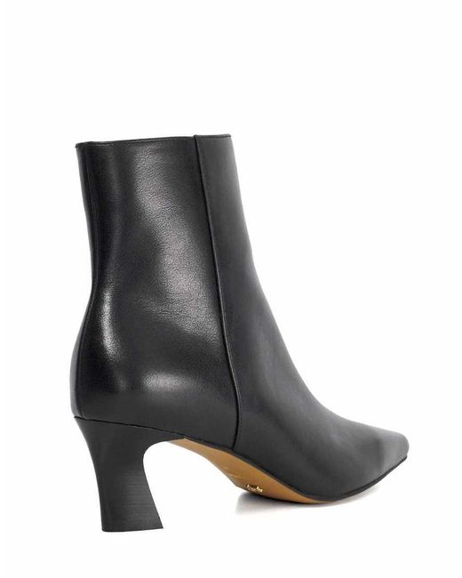 Dune Black Overly Ankle Boots