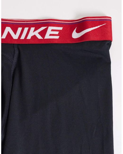 Nike Blue Ultra Comfort 3 Pack Boxer Brief for men