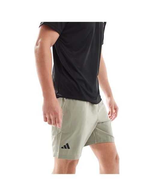 Adidas club - pantaloncini elasticizzati da tennis verdi di Adidas Originals in Black da Uomo