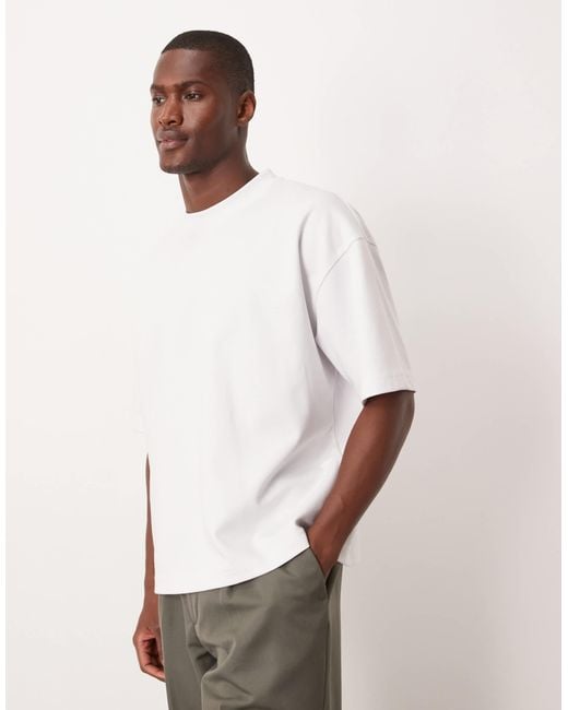 ASOS White Breathemaxtm Heavyweight Oversized Boxy T-shirt for men