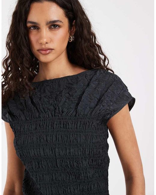 & Other Stories White Sheered Top
