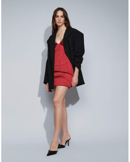 ASOS Black Tailored Super Oversized Double Breasted Blazer