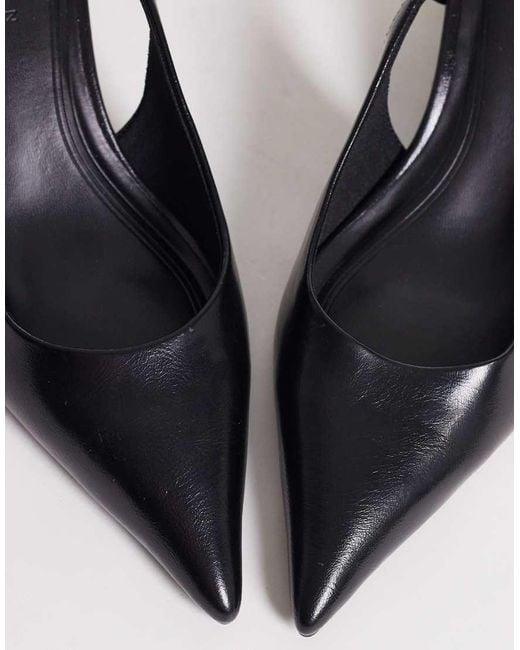 ASOS Blue Starlight Slingback Ball Heeled Shoes