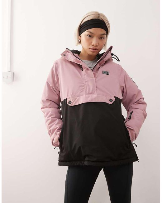 Dare 2b Pink Snowburst Ii Waterproof Overhead Jacket