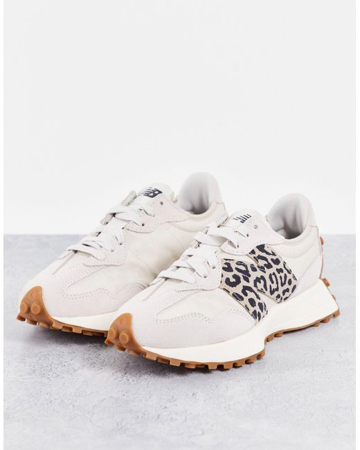 327 - baskets à motif animal - blanc cassé et léopard - exclusivité asos  Caoutchouc New Balance en coloris Blanc | Lyst
