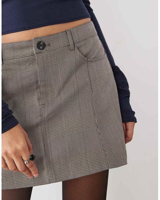 Noisy May Blue Mini Skirt