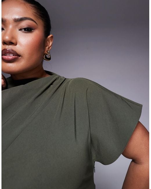 ASOS Gray Asos design curve – bengaline-midikleid