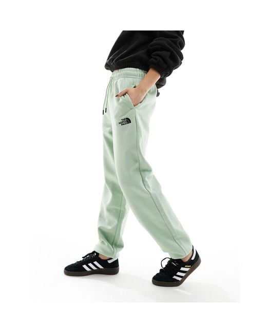 The North Face Green – essential – oversize-jogginghose aus fleece