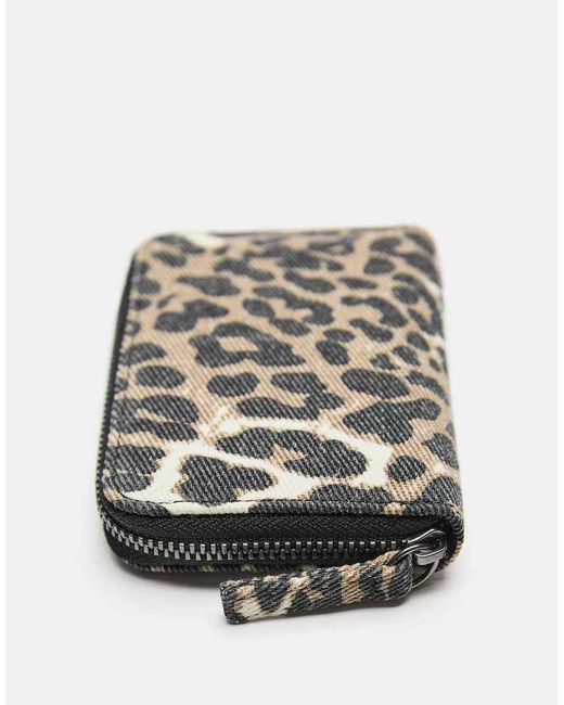 Pull&Bear Multicolor Leopard Print Wallet