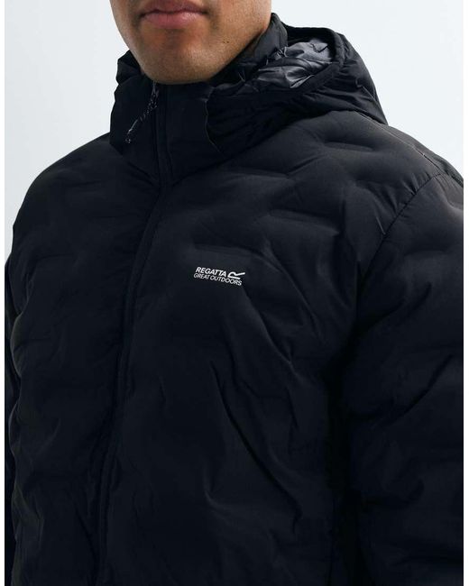 Regatta Blue Waterproof Astrel Quilted Jacket for men