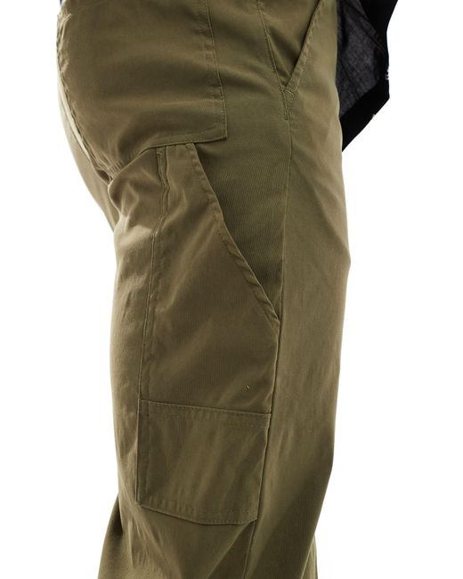 Only & Sons Black Pull On Straight Fit Worker Trouser for men