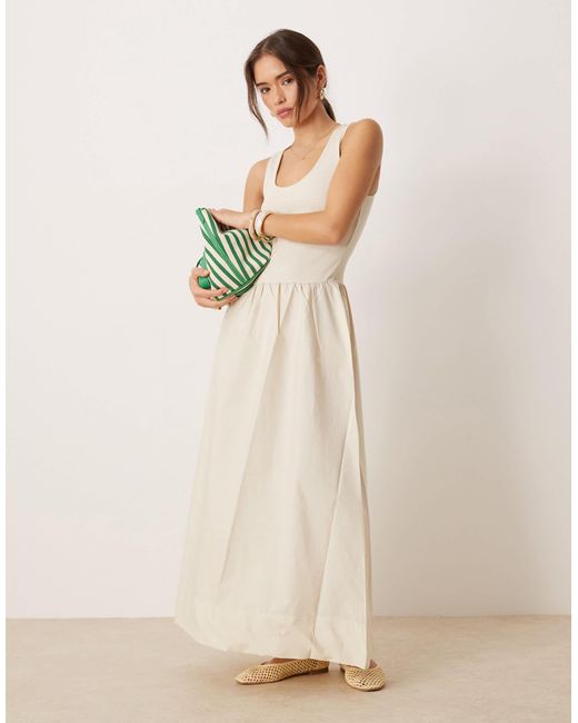 Mango Natural – maxikleid aus baumwolle