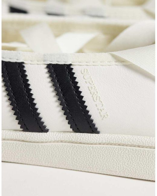 Adidas Originals Natural X Jennie Superstars Ii Ballet Trainers