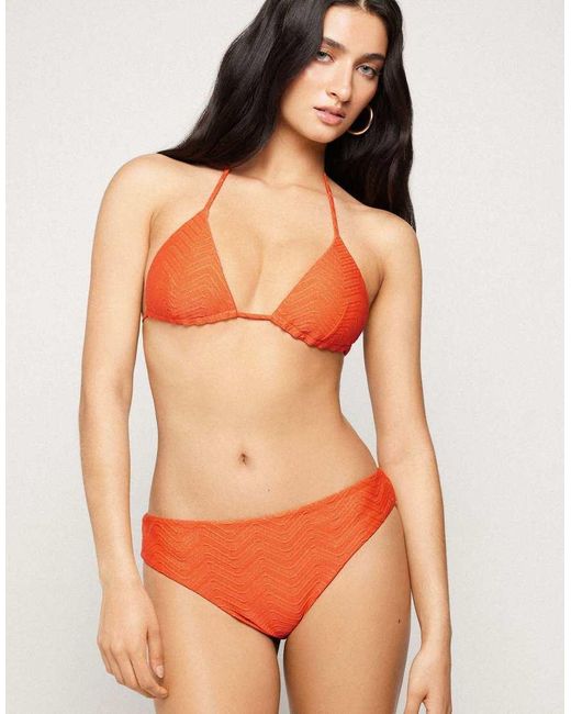 Tezenis Orange Sparkling Tie Bikini Top