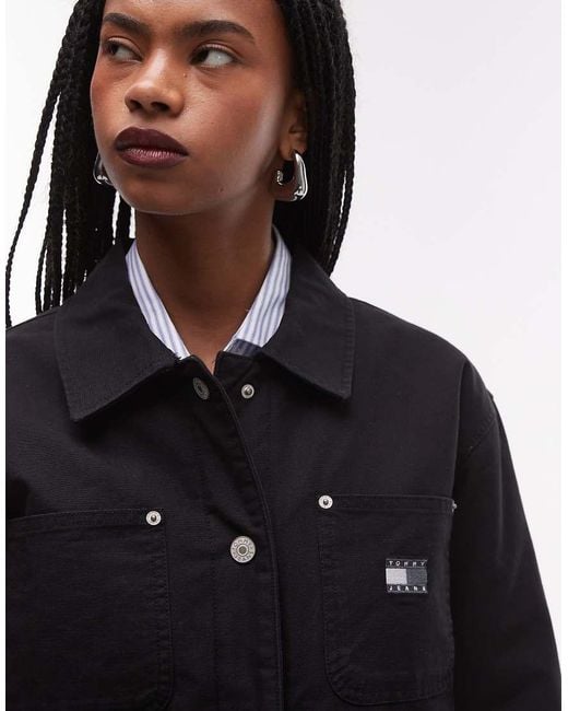 Tommy Hilfiger Black Chore Jacket