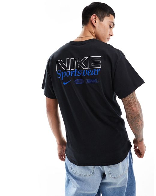 Nike – t-shirt in Blue für Herren