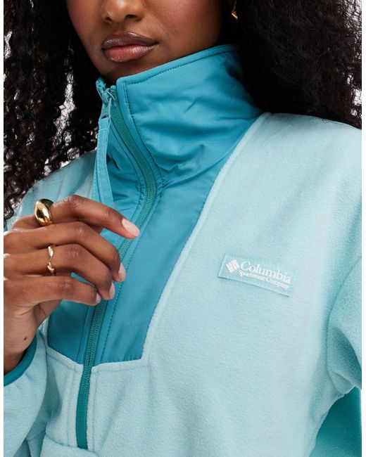Columbia Blue – sequoia grove – fleece-oberteil